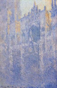 Claude Monet - Rouen Cathedral, the Portal, Morning Fog