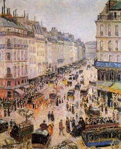 Camille Pissarro - Rue Saint Lazare