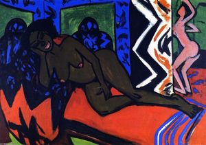 Ernst Ludwig Kirchner - Schlafende Milly