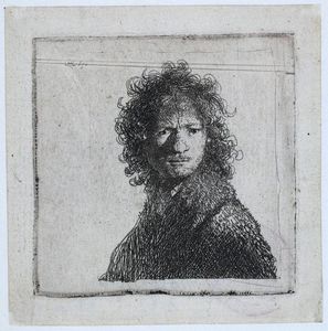 Rembrandt Van Rijn - Self Portrait, Frowning