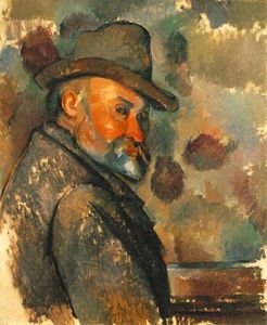 Paul Cezanne - Self-Portrait in a Felt Hat