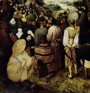 Pieter Bruegel The Elder - The Sermon of St John the Baptist (detail)