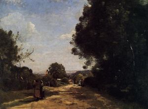 Jean Baptiste Camille Corot - Sevres-Brimborion - View toward Paris
