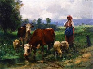 Julien Dupré - Shepherd and her Flock