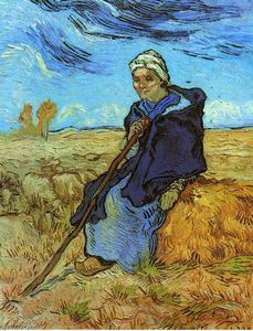 Vincent Van Gogh - The Shepherdess (after Millet)