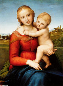 Raphael (Raffaello Sanzio Da Urbino) - Small Cowper Madonna