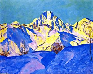 Giovanni Giacometti - Snow Mountains