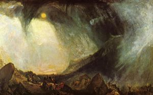 William Turner - Snow Storm: Hannibal and His Army Crossing the Alps