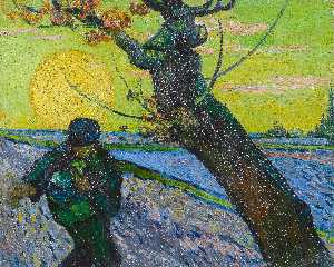 Order Paintings Reproductions The Sower, 1888 by Vincent Van Gogh (1853-1890, Netherlands) | WahooArt.com