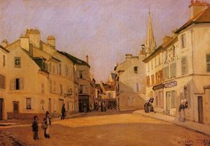 Alfred Sisley - Square in Argenteuil (also known as Rue de la Chaussee)