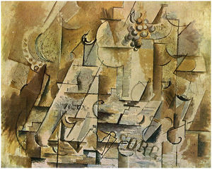 Georges Braque - Still Life with a Bunch of Grapes