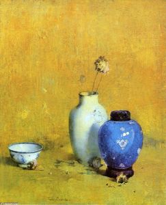 Soren Emil Carlsen - Still LIfe with Chinese Porcelain