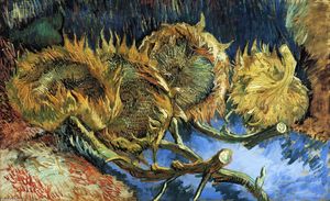 Vincent Van Gogh - Still Life with Four Sunflowers