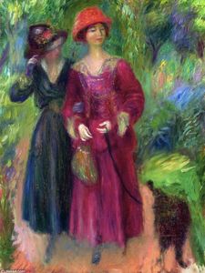 William James Glackens - A Stroll in the Park