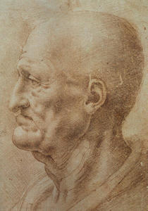 Leonardo Da Vinci - Study of an Old Man-s Profile