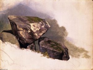 Asher Brown Durand - Study of a Rock