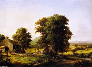 George Henry Durrie - Summer Landscape