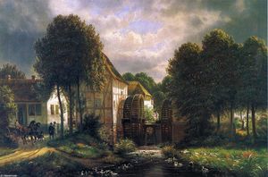 Joachim Ferdinand Richardt - Swedish Mill