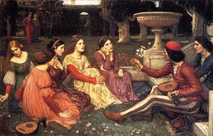 John William Waterhouse - A Tale from the Decameron