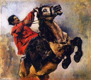 Vasili Ivanovich Surikov - A Tartar Horseman