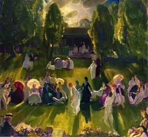 George Wesley Bellows - Tennis Tournament (also known as Tennis at Newport)