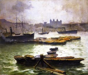Frank Myers Boggs - The Thames, London