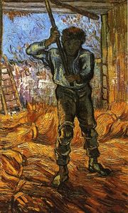 Vincent Van Gogh - The Thresher (after Millet)