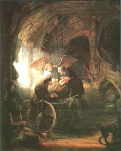 Rembrandt Van Rijn - Tobias Cured With His Son