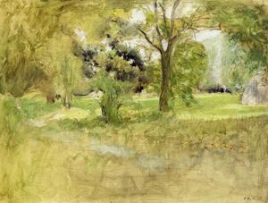 Jean Edouard Vuillard - Trees in a Field