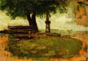 Thomas Eakins - The Tree (Study for Mending the Net)