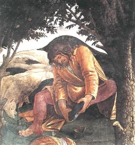 Sandro Botticelli - The Trials and Calling of Moses (detail 4) (Cappella Sistina, Vatican)