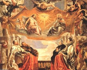 Peter Paul Rubens - The Trinity Adored By The Duke of Mantua And His Family