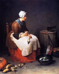 Jean-Baptiste Simeon Chardin - The Turnip Peeler