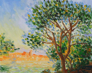 Claude Monet - View of Antibes