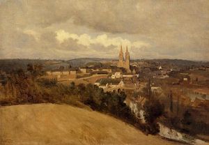 Jean Baptiste Camille Corot - View of Saint-Lo