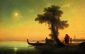 Ivan Aivazovsky - View on lagoon of Venice