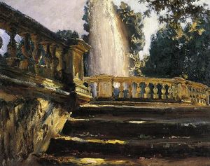 John Singer Sargent - Villa Torlonia Fountain