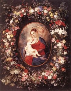 Peter Paul Rubens - The Virgin and Child in a Garland of Flower