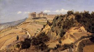 Jean Baptiste Camille Corot - Voltarra - the Citadel