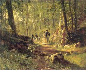Ivan Ivanovich Shishkin - Walk in a forest