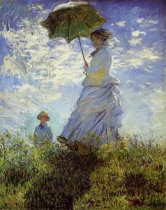 Claude Monet - The Walk, Woman with a Parasol