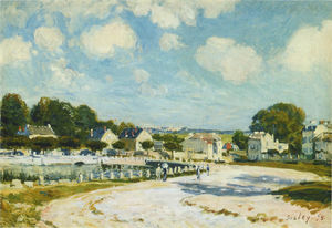 Alfred Sisley - The Watering Place, Marly