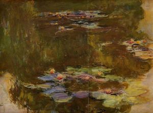 Claude Monet - The Water-Lily Pond (right side)