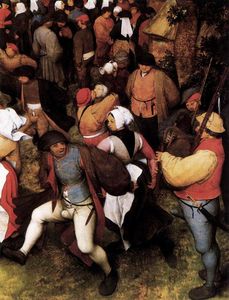 Pieter Bruegel The Elder - Wedding Dance in the Open Air (detail)
