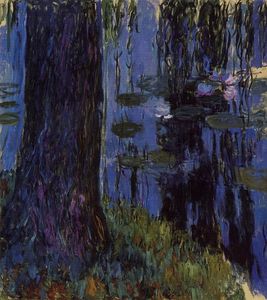 Claude Monet - Weeping Willow and Water-Lily Pond