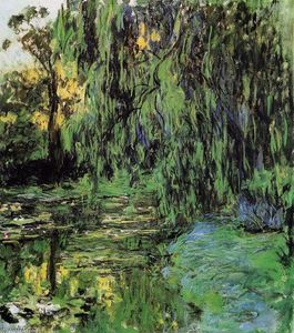 Claude Monet - Weeping Willow and Water-Lily Pond