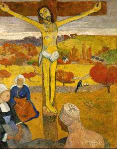 Paul Gauguin - Yellow Christ - (own a famous paintings reproduction)