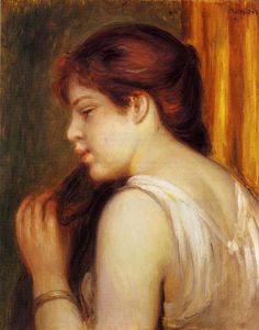 Pierre-Auguste Renoir - Young Girl Combing Her Hair