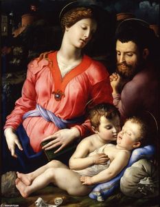 Agnolo Bronzino - The Panciatichi Holy Family