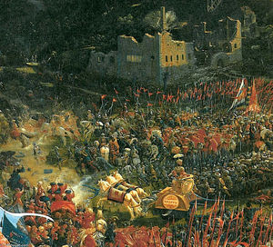 Albrecht Altdorfer - The battle of Issus(fragment)